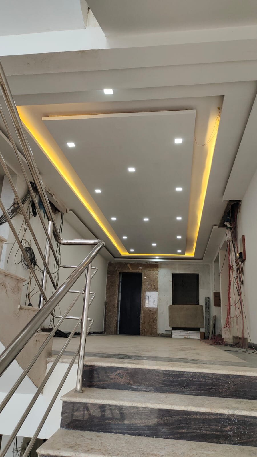 The entrance lobby photographed at Vision Jabalpur